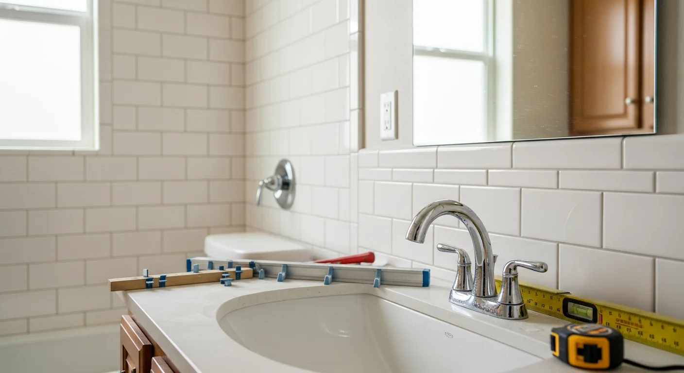 Modern kitchen and bathroom remodeling project